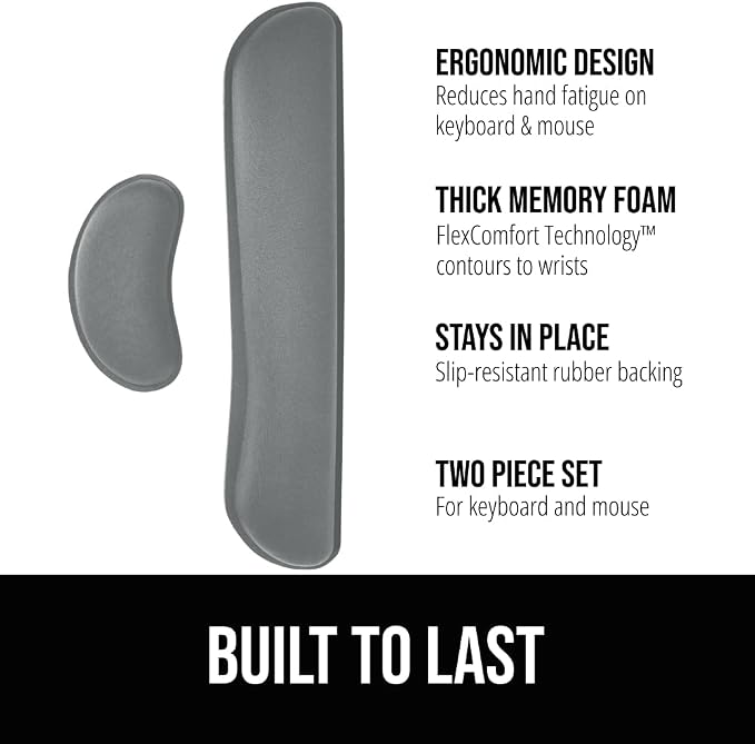 GORILLA GRIP Silky Gel Memory Foam Wrist Rest - Image 2
