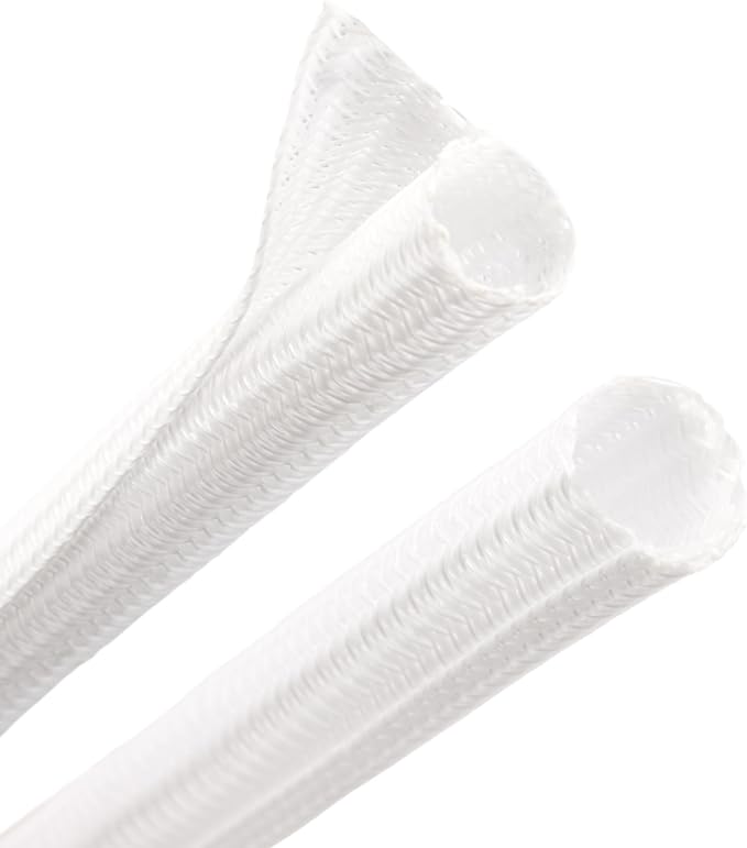 10ft PET Braided Cable Sleeve 1/8 inch Wire Protector Cable wrap Wire Covers by PursuingaBetterLife