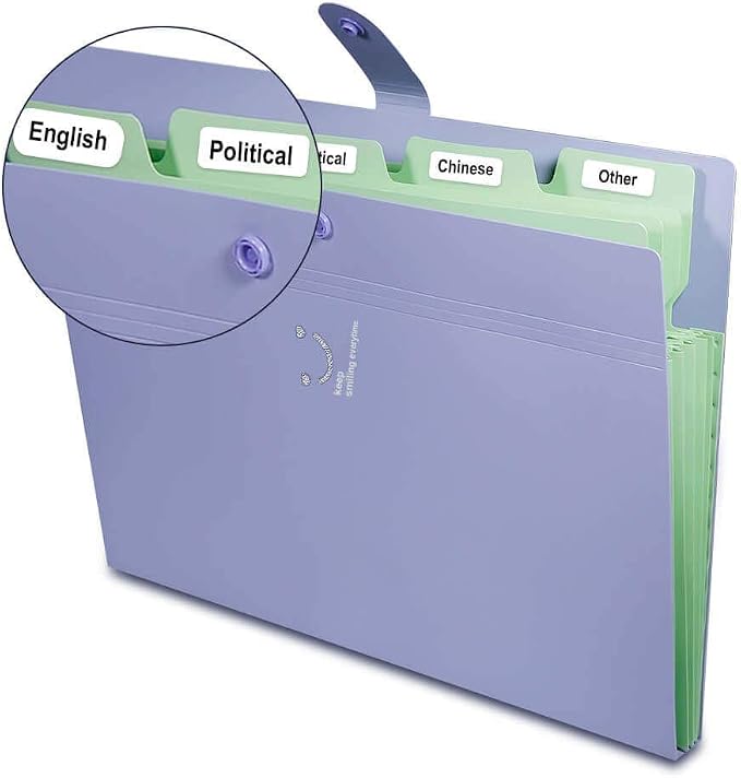 Selizo 6 Pcs Expanding File Folder - Image 5