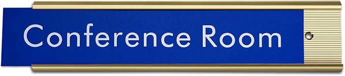 10 Pack 2” x 10” Aluminum Name Plate Holders - Image 4