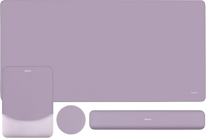 MOSISO Keyboard Mouse Pad Set, Large Gaming Mouse Pad&Rectangular Keyboard by MOSISO