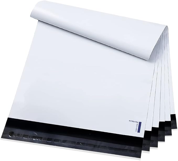 POLYSELLS 100 Pack 19x24 Inch White Poly Mailers Shipping Envelopes, Strong by POLYSELLS