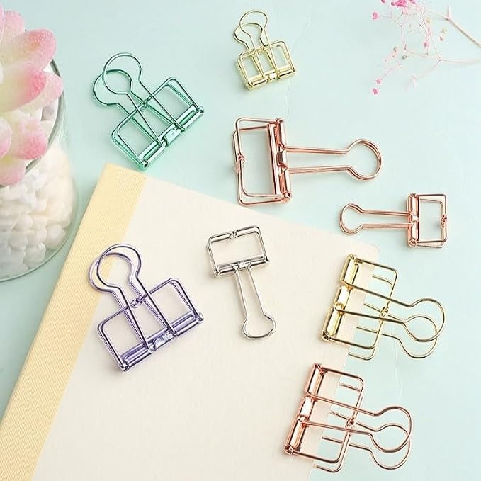 Purple Binder Clips - Image 3
