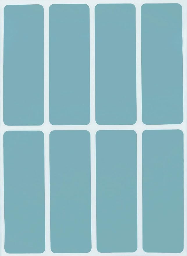 Royal Green Rectangular Stickers Color Coded Write on Labels by RoyalGreen