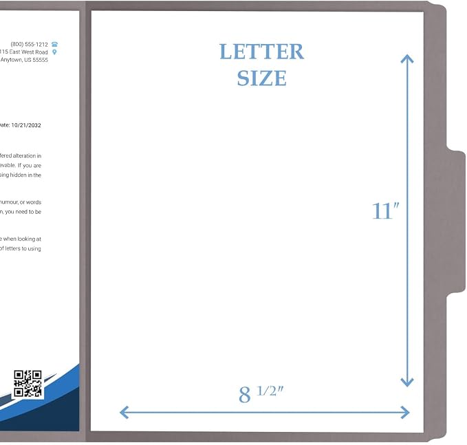 Ecom Folders Top Tab File Folders | Letter Size 11 Pt Stock - Image 6