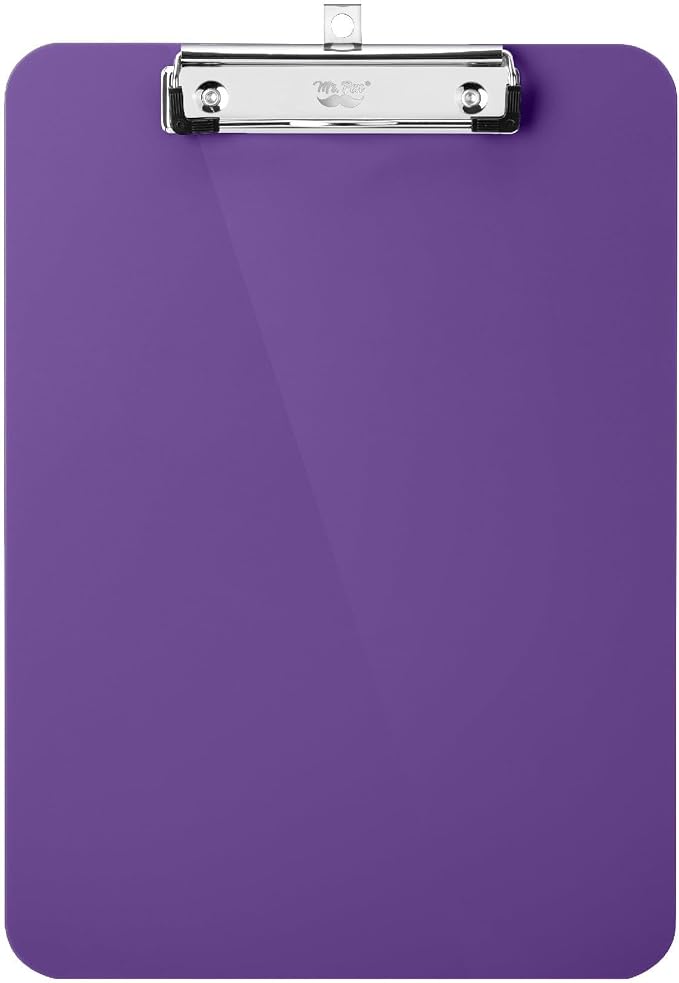 Mr. Pen- Plastic Clipboard, 12.5” x 9”, Clipboard Plastic | Low-Profile Metal by MrPen