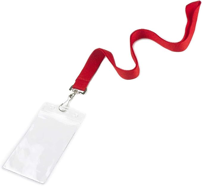 12 Pack Cruise Lanyard with Waterproof ID Card Holder, Colorful Solid Color - Image 2