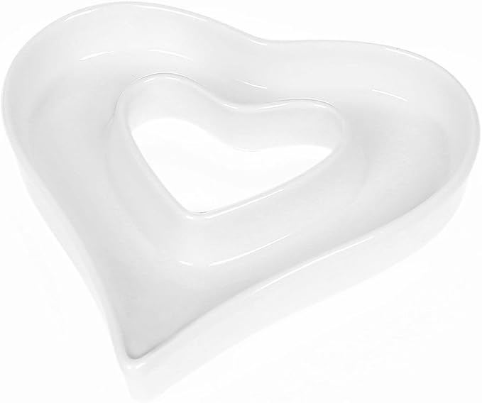 Coffeezone Heart Shape Small Candy Dish & Nuts Decorative Plates, Wedding Gift by Coffeezone