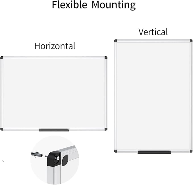 VIZ-PRO Magnetic Whiteboard/Dry Erase Board, 48 X 36 Inches - Image 4