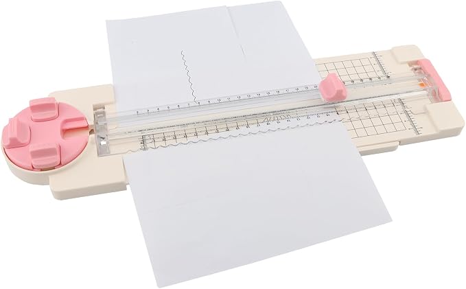 Paper Cutter for Craft, 4-in-1 Paper Trimmer, Perforated & Creasing Blades for - Image 6