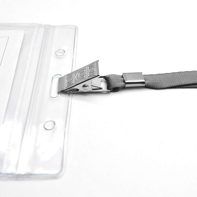 Bird Fiy Black Lanyards 100 Pack 34" Premium Lanyard Bulldog Clips Bulk Nylon - Image 4