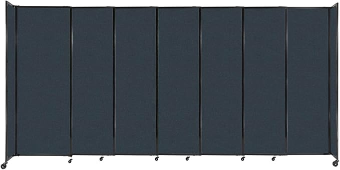 Versare Straightwall Sliding Portable Wall Partition | Freestanding Office by VERSARE