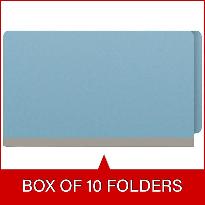 Ecom Folders End Tab Pressboard File Folders | Legal Size 25 Pt Stock - Image 6