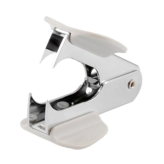 Uxcell a13041200ux0072 Students Steel Jaw Style Staples Remover Puller White by uxcell