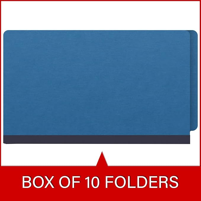 Ecom Folders End Tab Pressboard File Folders | Legal Size 25 Pt Stock - Image 6