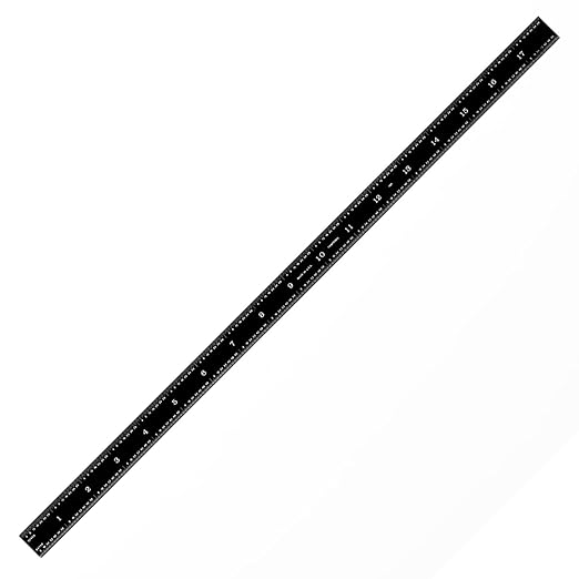 PEC Tools 18" Flexible Metal Ruler, Stainless Steel by PECTools