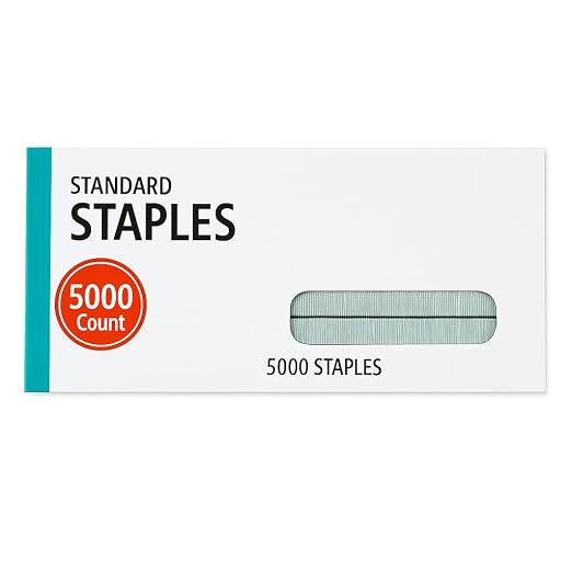 Standard Office Staples, Fits Standard Full-Strip Staplers, Strong Binding by TIMPHO