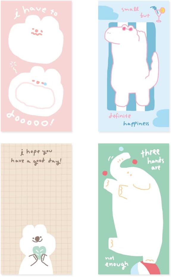 Monolike Memopad Storytown Afternoon B SET by Onlythingsilike