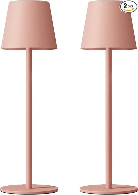 Kakanuo Cordless Table Lamp Rechargeable Pink by KakanuoLightings