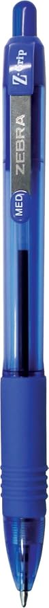 Zebra Pen Z-Grip Retractable Ballpoint Pen, Smooth-Flowing Blue Ink, 1.0mm - Image 2