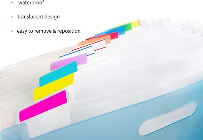ELII 300 Pcs Tabs 2 Inch Sticky Index Tabs, Colorful Tabs - Image 2