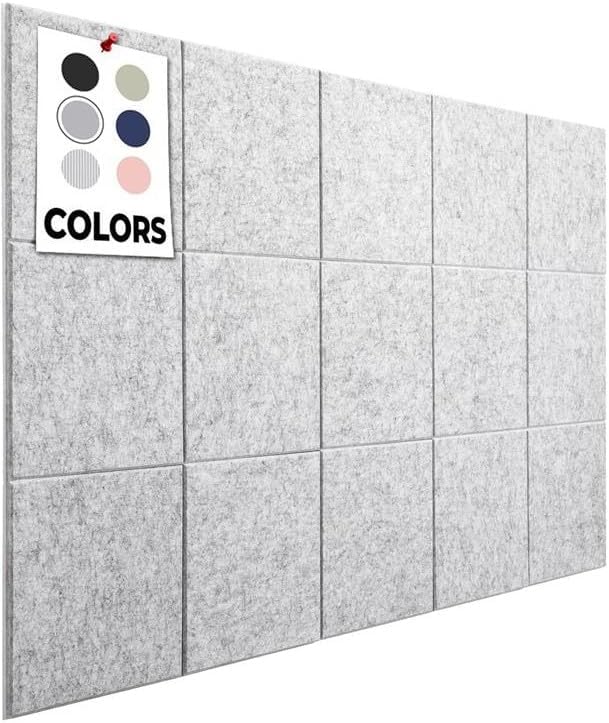 Office Cork Board, 59"x36" | 15 Pack | Large Cork Boards for Walls, Tac Board, Wall Protector for Dart Board, Corks Boards, Corkboard for Wall, Felt Board Tiles (Gray Marble)-DeskLoop Office
