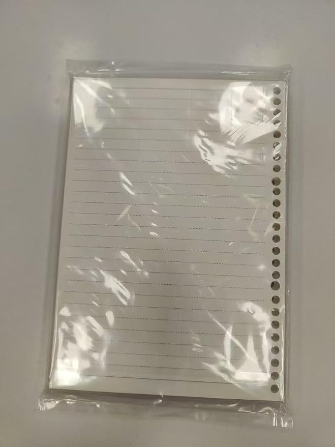 2 Pack A6 6 Holes Page Marker Ruler Plastic Binder Ruler Divider Ruler - Image 3