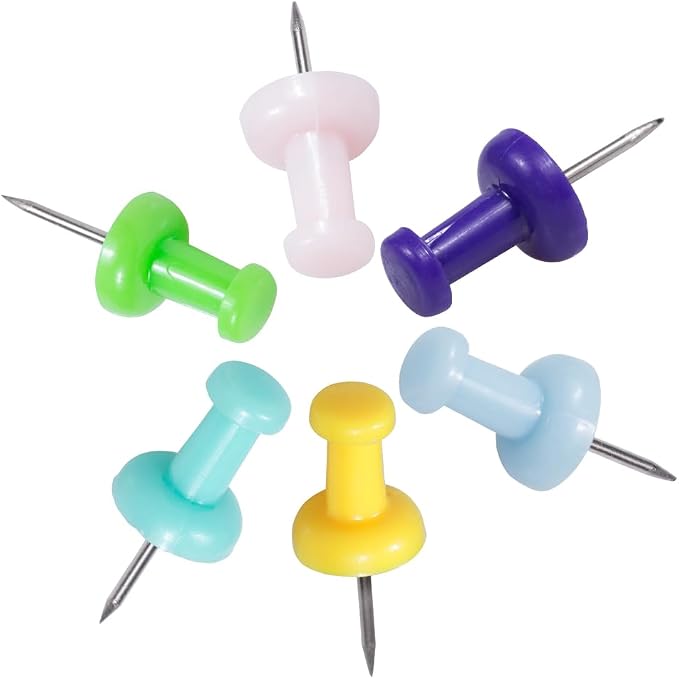 JAM PAPER Colorful Push Pins - Image 4