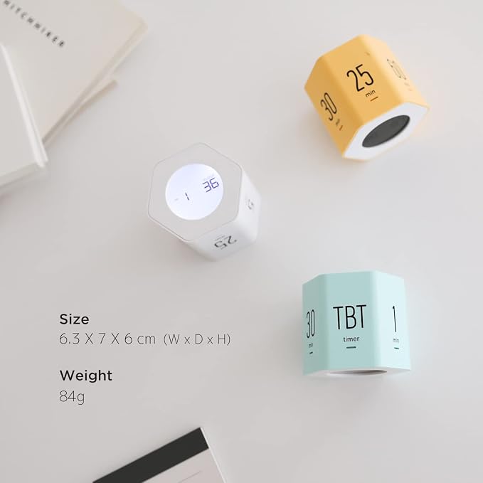 Mooas Multi-Hexagon Clock Cube, Digital Clock, Pomodoro Timer - Image 9