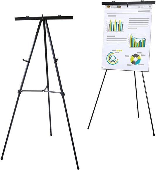 Lightweight Aluminum Flip-Chart Presentation Easel, 70 Inches by Audio-VisualDirect