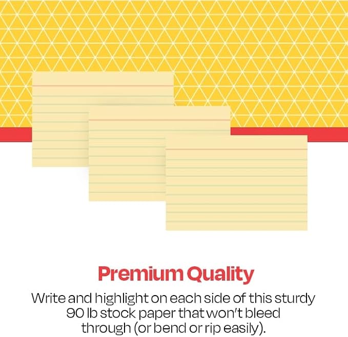 School Smart Ruled Index Card, 4 x 6 Inches - Image 2