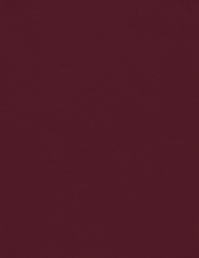 LUXPaper 8.5" x 11" Cardstock | Letter Size | Burgundy Linen | 100lb. Cover | 1 by LUXPaper