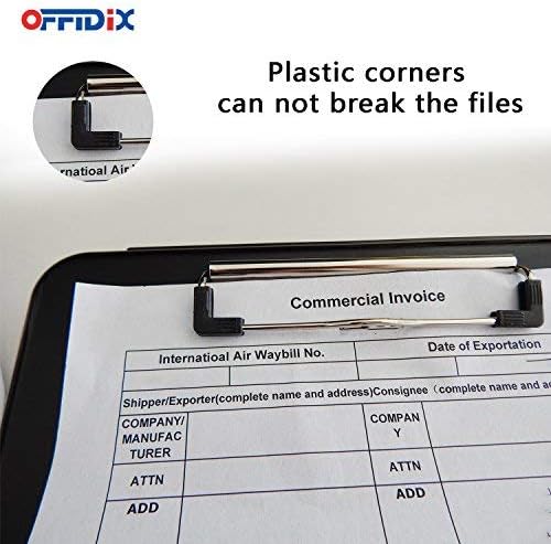OFFIDIX Clipboard Storage Box, Plastic Paper Holder Storage Clip Board Ideal - Image 6