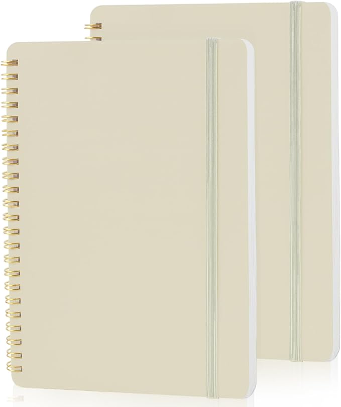 Utron Spiral Notebook For Women & Men, 5.9 x 8.3” College Ruled Notebook For by Utron