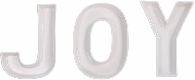 Coffeezone Small Wedding Decor Candy Dishes and Nuts Plates in Letter Shape - Image 5