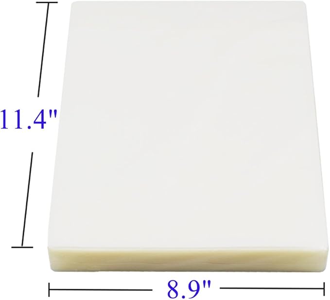 Immuson Thermal Laminating Pouches 8.9 x 11.4, 3Mil Thickness, Crystal Clear Finish, 500 Pack-DeskLoop Office