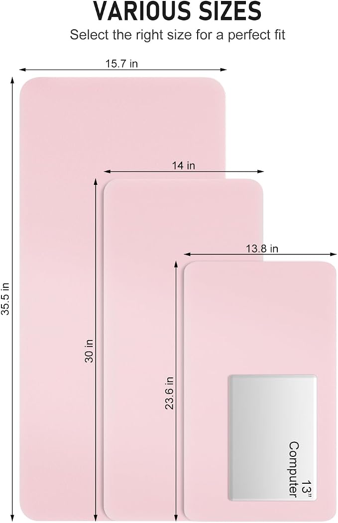 Desk Pad, Waterproof Laptop Computer Writing Mat - Image 6