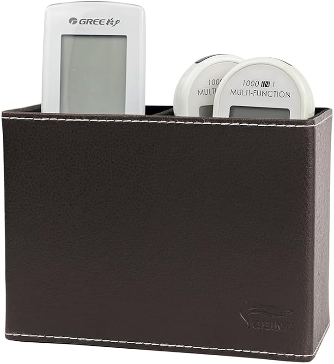 Pen Pencil Holder Cup Container PU Leather Desk Organizer Stand Decor Brush - Image 7