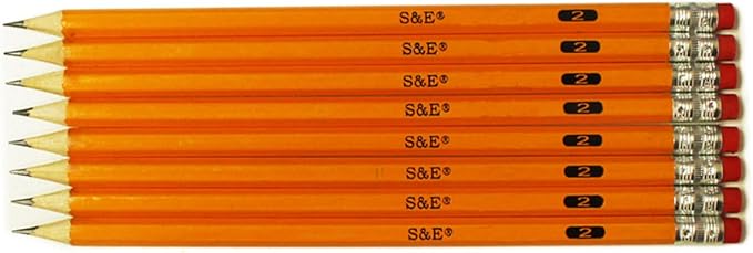 S & E TEACHER'S EDITION Woodcased #2 Pencils, Pre-sharpened, HB Lead Bulk Box - Image 2