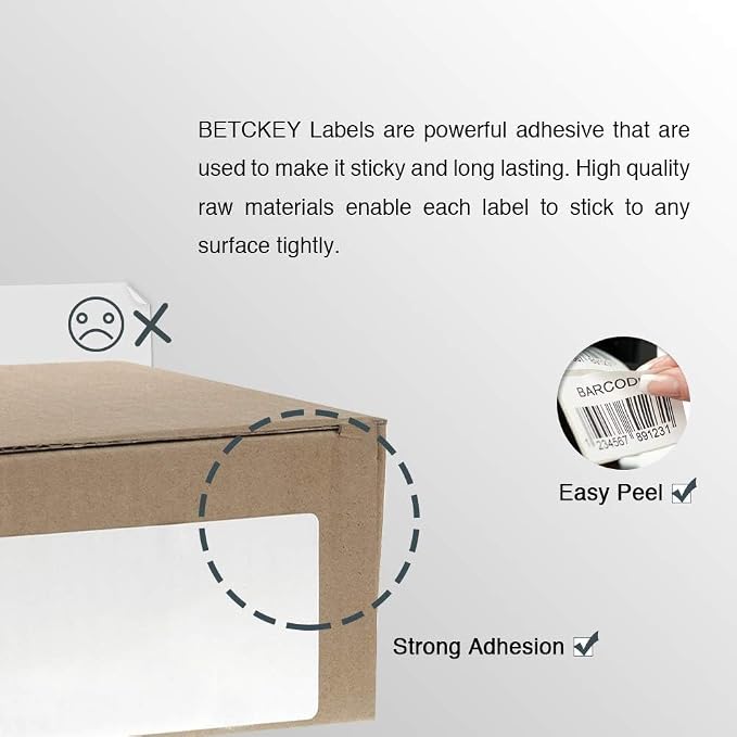 BETCKEY - Compatible DYMO 30252 Address & Barcode Labels - Compatible - Image 6