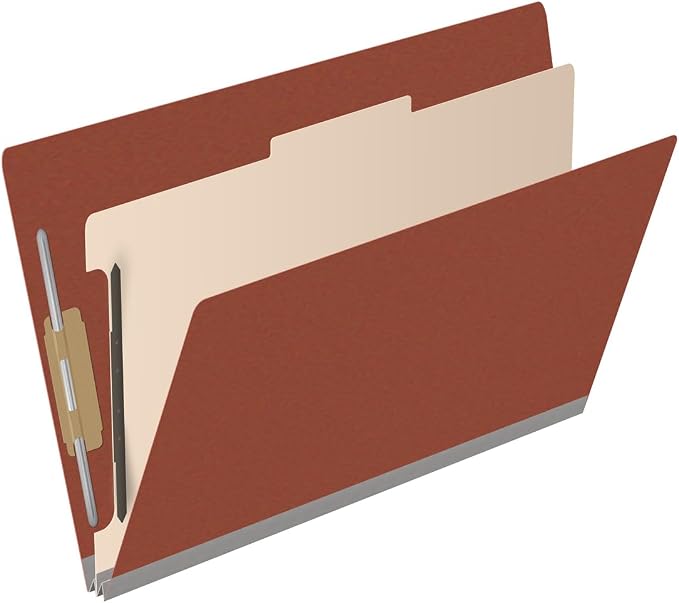 Ecom Folders Top Tab Pressboard Classification Folders | Legal Size 25 Pt Stock - Image 2