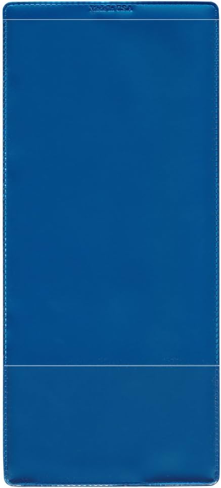 StoreSMART - Metallic Blue Plastic Policy Holders - 25 Pack - INS30MB-25 - Image 2