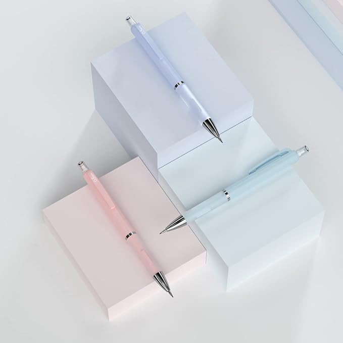 Nicpro 3PCS Pastel Mechanical Pencil Set, 0.5 Mechanical Pencils - Image 7