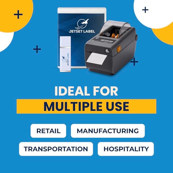 Zebra ZD410 Direct Thermal Label Printer | USB & Ethernet Connectivity | 2 Inch Print Width | ZD41022-D01E00EZ-DeskLoop Office