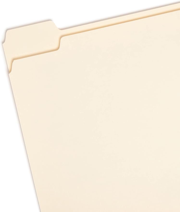 Smead File Folder, 1/5-Cut Tab, Letter Size, 100 per Box - Image 2