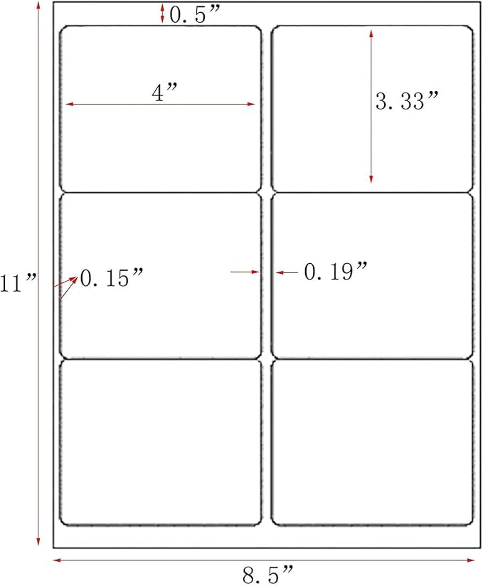 LabelMore 3 1/3 x 4 Labels - Image 2