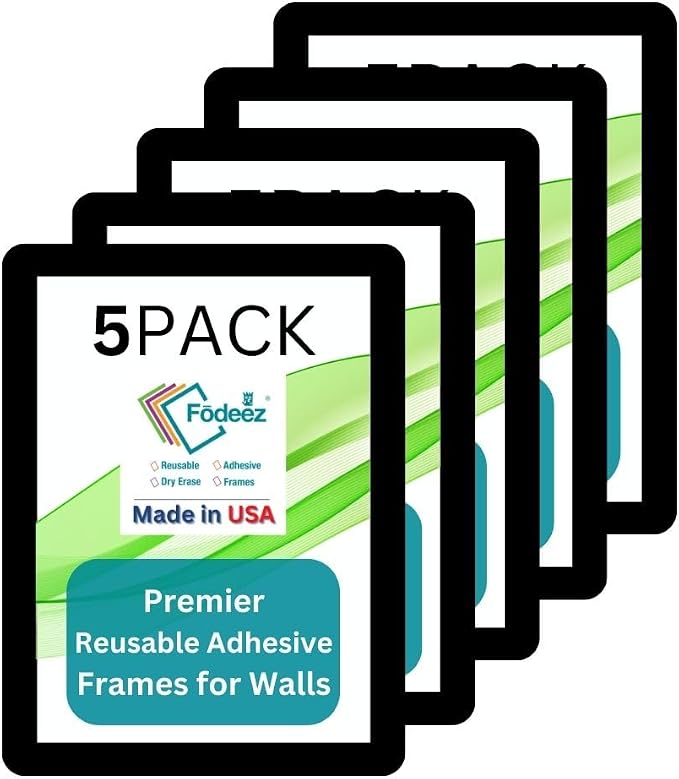8.5 x 11 Adhesive Wall Frames - Image 2