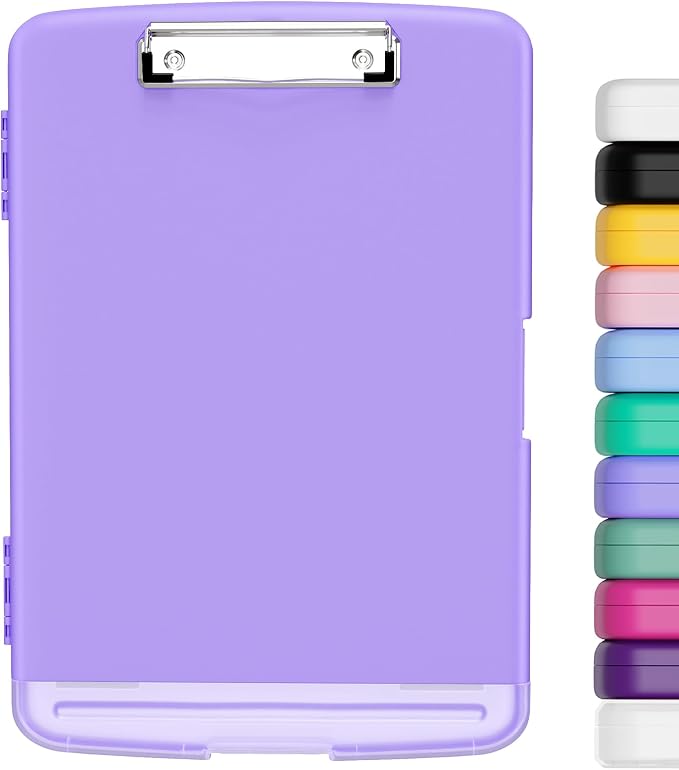 Hongri Clipboard with Storage with Pen Holder, Folder Nursing Clip Board 8.5 x by Hongri