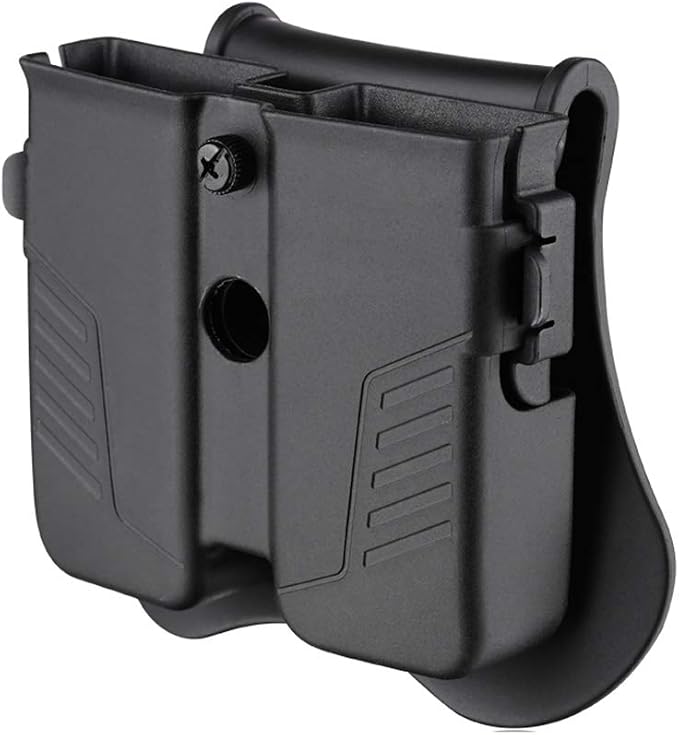 Double Magazine Holster, Universal Magazine Pouch, 9mm/40/45/10mm/380 Mag by Bedone
