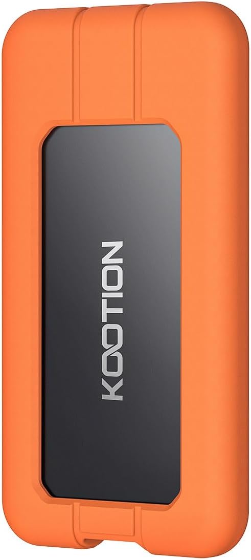 KOOTION Portable SSD 1TB USB-C Up to 2000MB/s USB 3.2 External SSD USB 3.2 Gen 2x2 Portable Solid State Drive with Protective Case Shockproof Waterproof Type-C External Solid State Drive for PC/Mac-DeskLoop Office